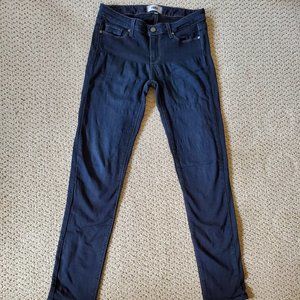 Paige Skyline Skinny Jeans Stretch Women's Dark